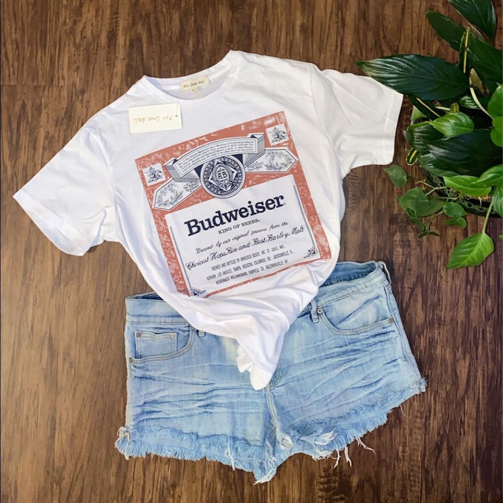 Vintage Budweiser Design Baby Tee NWT